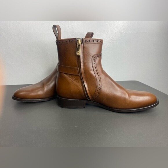 FRANCO CUADRA Women's Bootie in Genuine Leather Brown - Picture 11 of 13